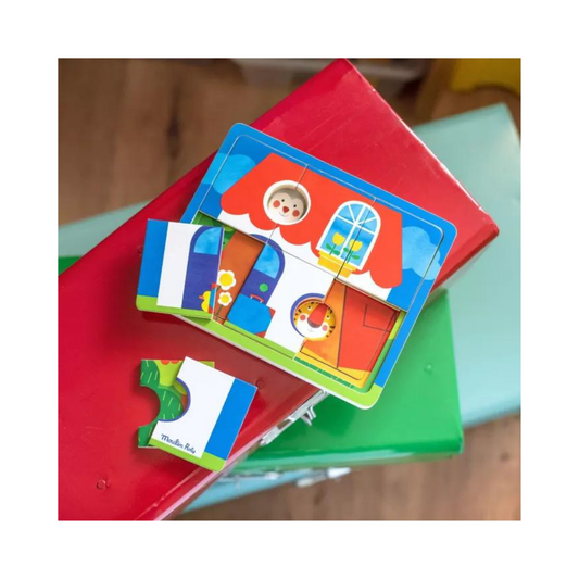 Puzzle de madera de 3 Niveles - Les Popipop