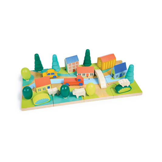 Puzzle Pequeña Ciudad - Mentari