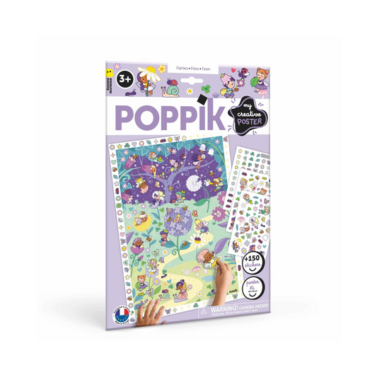 Poster Creativo con Stickers - Hadas