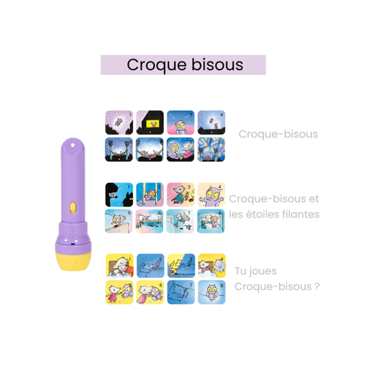 Linterna de Cuentos Croque-Bisous - École des Loisirs